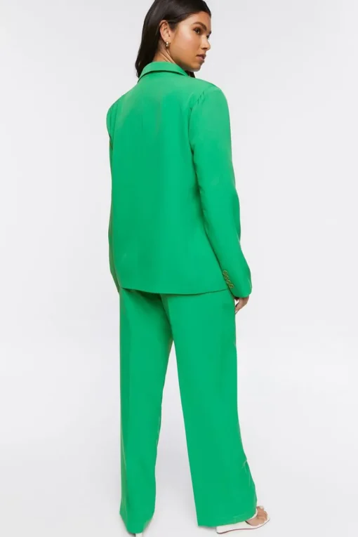 Double-Breasted Suit Blazer & Pants Set