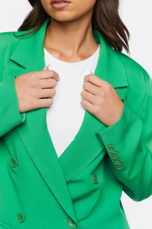 Double-Breasted Suit Blazer & Pants Set