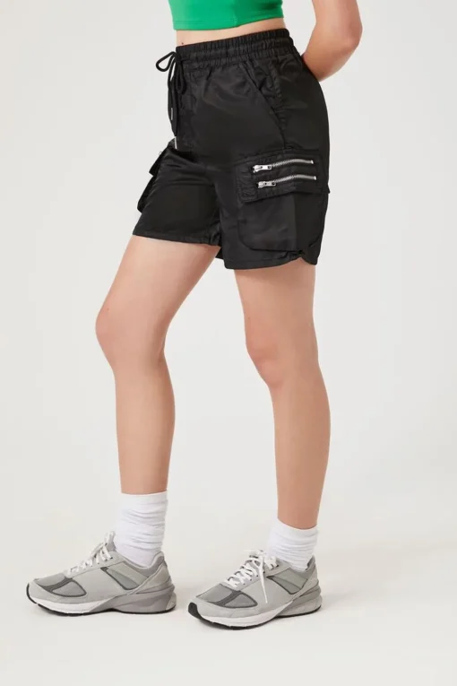 Drawstring Cargo Shorts