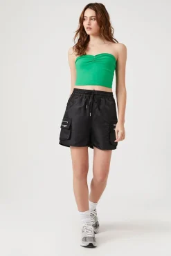 Drawstring Cargo Shorts