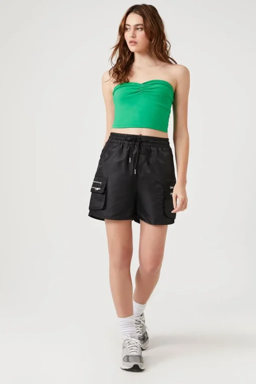 Drawstring Cargo Shorts