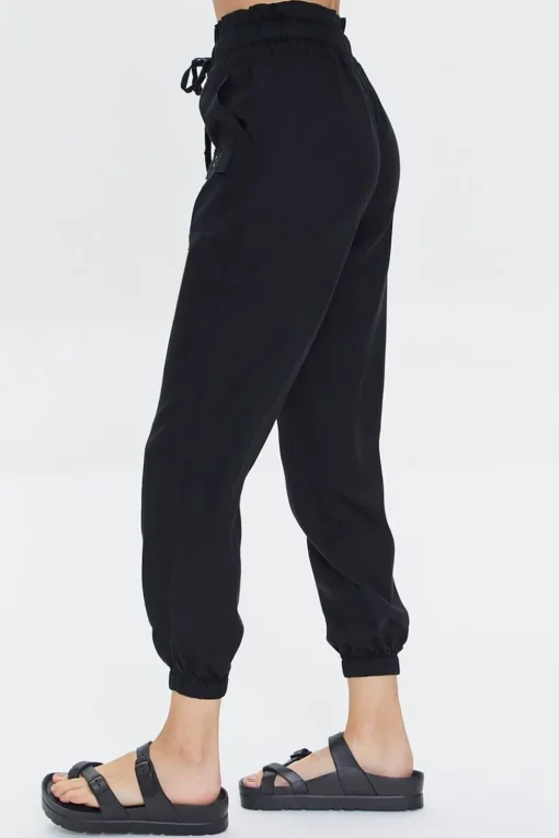 Drawstring Paperbag Joggers