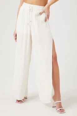 Drawstring Wide-Leg Pants