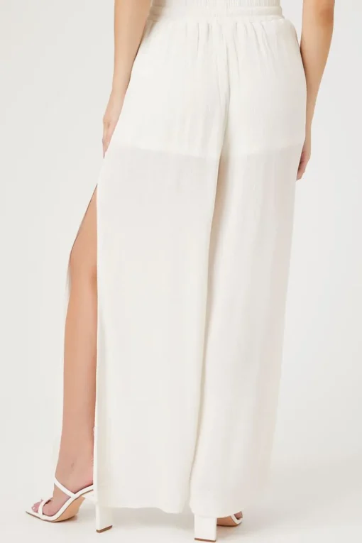 Drawstring Wide-Leg Pants