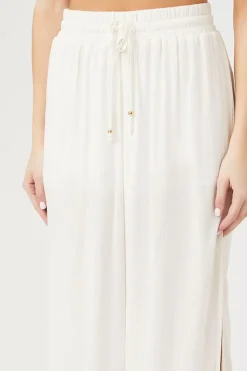 Drawstring Wide-Leg Pants