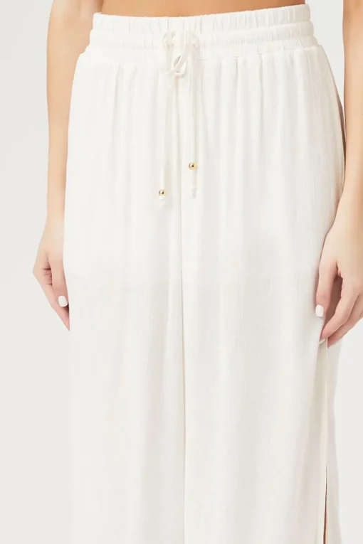 Drawstring Wide-Leg Pants