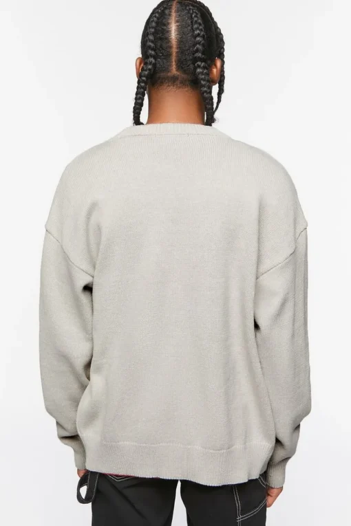 Drop-Sleeve Cardigan Sweater