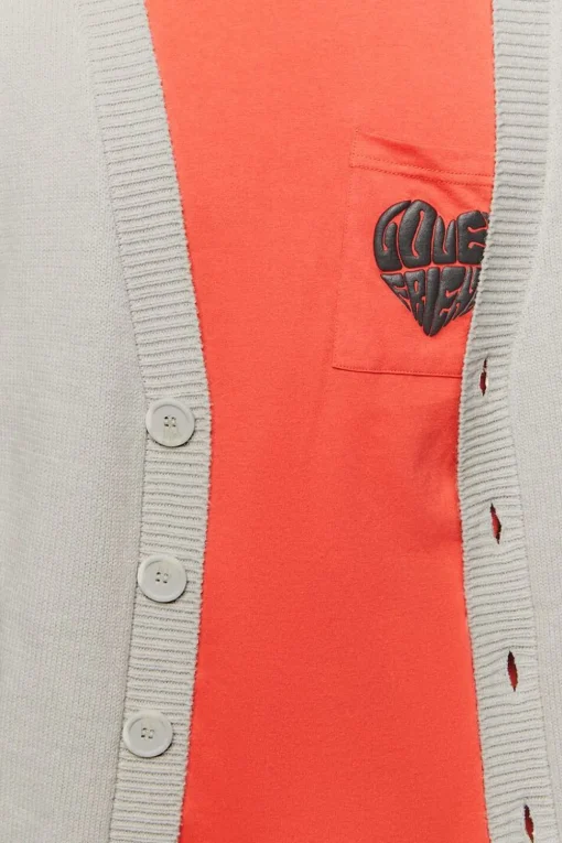 Drop-Sleeve Cardigan Sweater