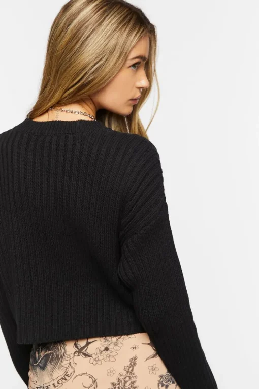 Drop-Sleeve Sweater