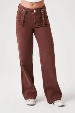 Dual Utility Strap Jeans