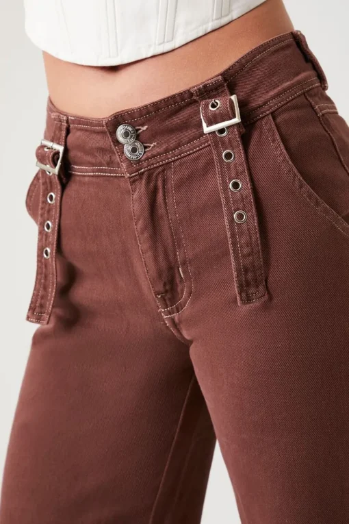 Dual Utility Strap Jeans