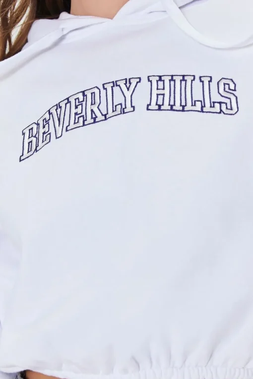 Embroidered Beverly Hills Hoodie