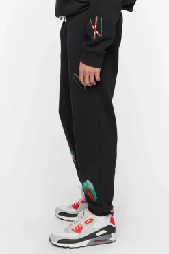 Embroidered Cabin Fleece Joggers