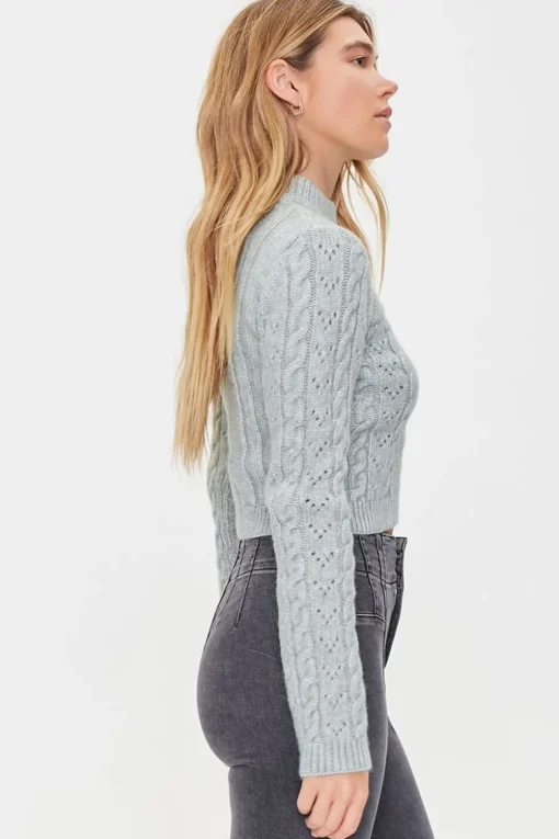 Embroidered Floral Sweater