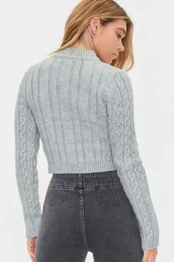 Embroidered Floral Sweater