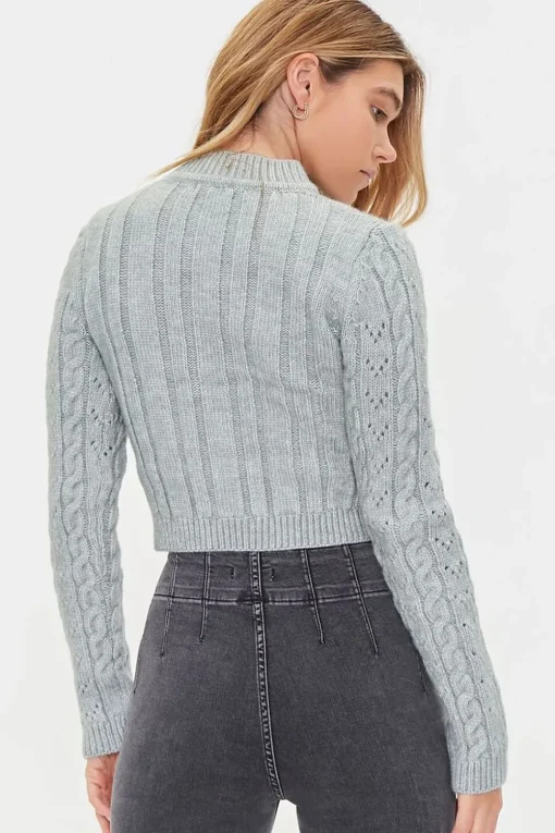 Embroidered Floral Sweater