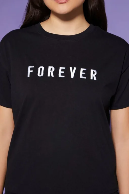 Embroidered Forever Tee