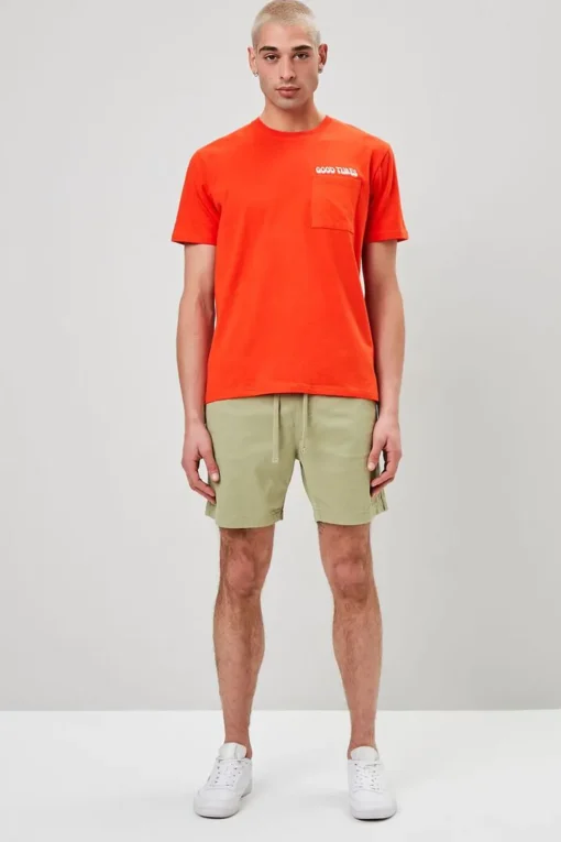 Embroidered Good Time Graphic Tee