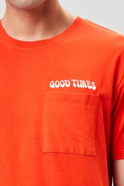 Embroidered Good Time Graphic Tee