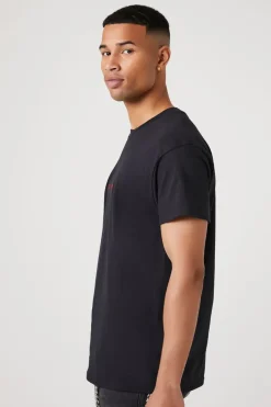 Embroidered Saints Vs Sinners Tee