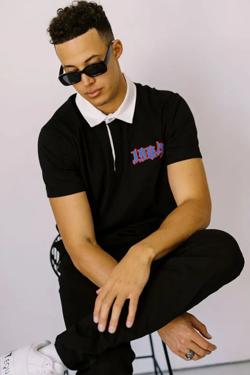 Embroidered Usa Polo Shirt