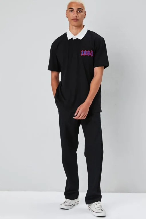 Embroidered Usa Polo Shirt