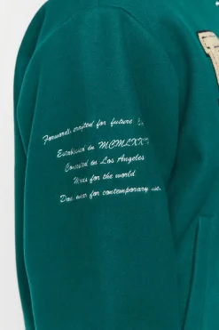 Embroidered Varsity Letterman Jacket