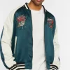 Embroidered Varsity Souvenir Jacket