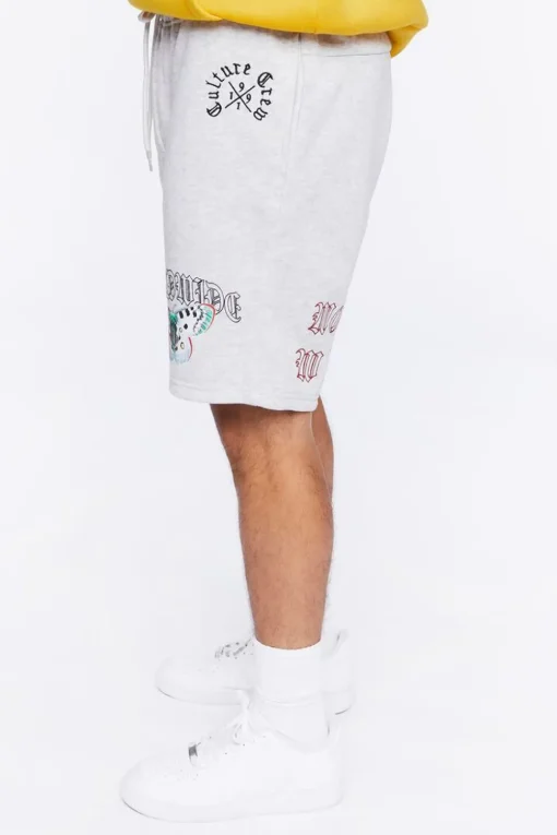 Embroidered Worldwide Sweatshorts