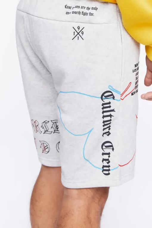Embroidered Worldwide Sweatshorts