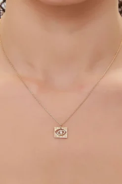 Evil Eye Pendant Chain Necklace