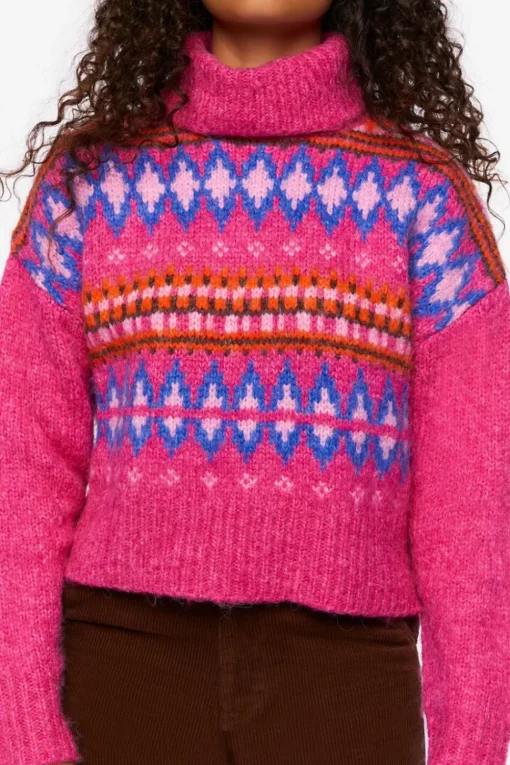 Fair Isle Turtleneck Sweater