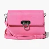 Faux Croc Crossbody Bag