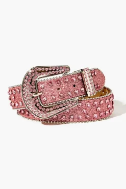 Faux Gem & Rhinestone Glitter Belt
