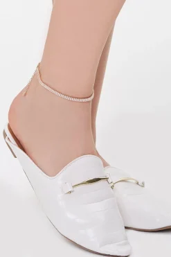 Faux Gem Anklet