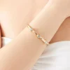 Faux Gem Bangle Bracelet