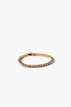 Faux Gem Box Chain Bracelet