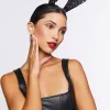 Faux Gem Bunny Ears Headband