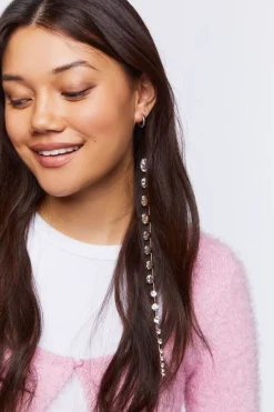 Faux Gem Hair Chain