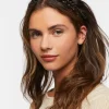 Faux Gem Heart Tooth Headband Set