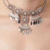Faux Gem Statement Choker Necklace
