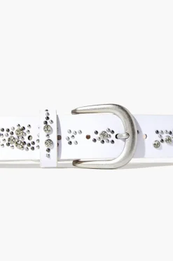 Faux Gem Studded Hip Belt