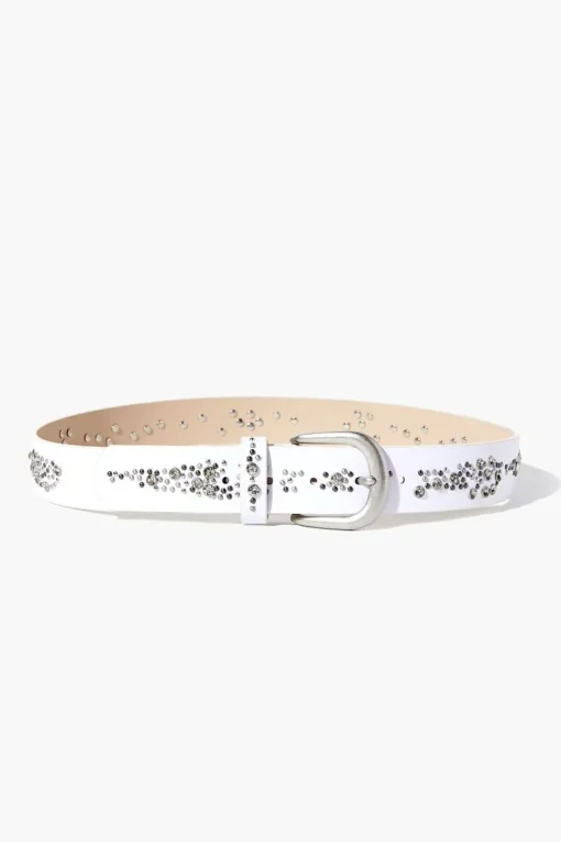 Faux Gem Studded Hip Belt