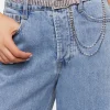 Faux Gem Wallet Chain Belt