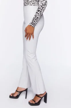 Faux Leather Bootcut Pants