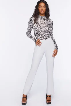Faux Leather Bootcut Pants