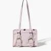 Faux Leather Buckle Handbag