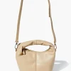Faux Leather Crossbody Bag