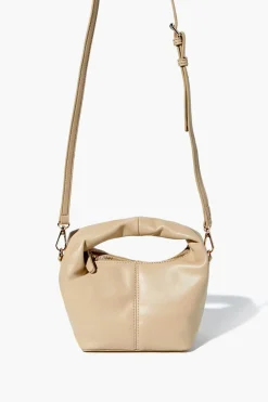 Faux Leather Crossbody Bag