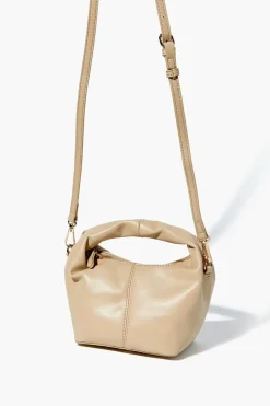 Faux Leather Crossbody Bag